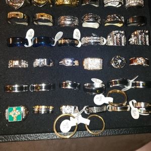 Men's stainless steel rings